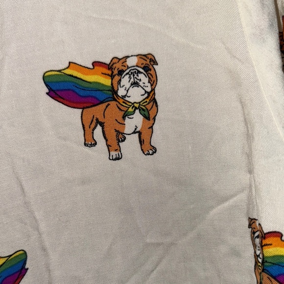 Love Cream Casual Button Down Shirt with Tiger Print - Picture 4 of 4